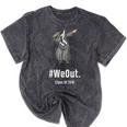 Graduation T-Shirt Dabbing Graduation We Out Class Of 2018 Mineral Wash Tshirts Mineral Black