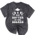 Groovy Nurse BSN Now Hotter By One Degree Graduation BSN RN Mineral Wash Tshirts Mineral Black