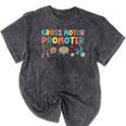 Gross Motor Promoter Physical Therapist Graduation PT Mineral Wash Tshirts Mineral Black
