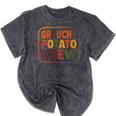 Grouchy Potato Crew Introvert Sarcasm Mineral Wash Tshirts Mineral Black Grouchy Potato Crew Introvert Sarcasm Mineral Wash Tshirts Mineral Black