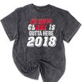 My Happy Class Is Outta Here 2018 Graduation Mineral Wash Tshirts Mineral Black