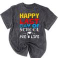 Happy Last Day Of School Pre-K Life Graduation T-Shirt Mineral Wash Tshirts Mineral Black