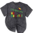 HBCU Graduation Shirt HBCU Grad Shirt Mineral Wash Tshirts Mineral Black