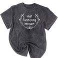 High Functioning Introvert Mineral Wash Tshirts Mineral Black High Functioning Introvert Mineral Wash Tshirts Mineral Black