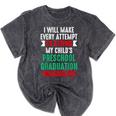 Hilarious Preschool Graduation Mom Dad Meme Preschooler Mineral Wash Tshirts Mineral Black