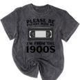 Over The Hill Please Be Patient I'm From The 1900s VHS Premium Tri-Blend Mineral Wash Tshirts Mineral Black Over The Hill Please Be Patient I'm From The 1900s VHS Premium Tri-Blend Mineral Wash Tshirts Mineral Black
