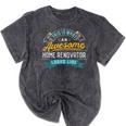 Home Renovator Shirt Awesome Job Occupation Graduation Mineral Wash Tshirts Mineral Black