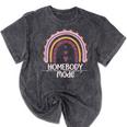 Homebody Introvert Homebody Mode Everyday Mineral Wash Tshirts Mineral Black