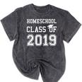 Homeschool Graduation Shirt Class Of 2019 T Shirt Mineral Wash Tshirts Mineral Black
