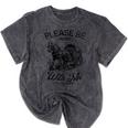 Horse Please Be Patient With Me I'm From The 1900s Premium Mineral Wash Tshirts Mineral Black