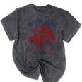 Hotrod Rebel Automotive Nostalgia Old Car Distressed Mineral Wash Tshirts Mineral Black