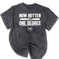 Now Hotter By One Degree Class Of 2019 Graduation Mineral Wash Tshirts Mineral Black