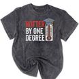 Hotter By One Degree Phd MBA College Graduation Mineral Wash Tshirts Mineral Black