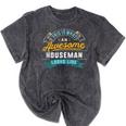 Houseman Shirt Awesome Job Occupation Graduation Mineral Wash Tshirts Mineral Black