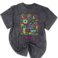 Iconic Nostalgia Vintage Graphic Mineral Wash Tshirts Mineral Black