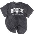 Indoorsy Vintage Varsity Style Introvert Mineral Wash Tshirts Mineral Black Indoorsy Vintage Varsity Style Introvert Mineral Wash Tshirts Mineral Black