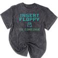 Insert Floppy To Continue Retro Computer Nostalgia Tech Top Mineral Wash Tshirts Mineral Black Insert Floppy To Continue Retro Computer Nostalgia Tech Top Mineral Wash Tshirts Mineral Black