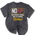 International Relations Major Student Shirt Graduation Mineral Wash Tshirts Mineral Black