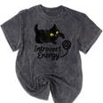 Introvert Energy Cat Love Cat Meme Mineral Wash Tshirts Mineral Black Introvert Energy Cat Love Cat Meme Mineral Wash Tshirts Mineral Black