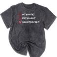 Introvert Gamer Gametrovert Video Game Lover 2025 Mineral Wash Tshirts Mineral Black Introvert Gamer Gametrovert Video Game Lover 2025 Mineral Wash Tshirts Mineral Black