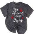 This Introvert Loves Jesus Religious Red Hearts Graphic Mineral Wash Tshirts Mineral Black This Introvert Loves Jesus Religious Red Hearts Graphic Mineral Wash Tshirts Mineral Black