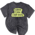 Introvert Shy Person Joke Anti-Social Quote Mineral Wash Tshirts Mineral Black