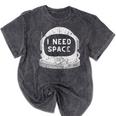 Introvert Space Helmet I Need Space Men Women Mineral Wash Tshirts Mineral Black Introvert Space Helmet I Need Space Men Women Mineral Wash Tshirts Mineral Black