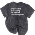 Introvert Travel Lovers Introverted Nomad Vacation Mineral Wash Tshirts Mineral Black Introvert Travel Lovers Introverted Nomad Vacation Mineral Wash Tshirts Mineral Black