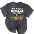 Im An Introvert Unless You Talk About Trombone Mineral Wash Tshirts Mineral Black Im An Introvert Unless You Talk About Trombone Mineral Wash Tshirts Mineral Black
