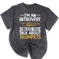 Im An Introvert Unless You Talk About Trumpets Mineral Wash Tshirts Mineral Black Im An Introvert Unless You Talk About Trumpets Mineral Wash Tshirts Mineral Black