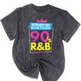 Introvert But Willing To Discuss 90s R&B 1990s Kid Mineral Wash Tshirts Mineral Black