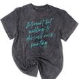 Introvert But Willing To Discuss Rock Painting Mineral Wash Tshirts Mineral Black