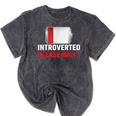 Introverted Please Wait Introvert Saying Sarcasm Mineral Wash Tshirts Mineral Black Introverted Please Wait Introvert Saying Sarcasm Mineral Wash Tshirts Mineral Black