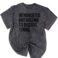 Introverted Tennis Player Tennis Introvert Mineral Wash Tshirts Mineral Black Introverted Tennis Player Tennis Introvert Mineral Wash Tshirts Mineral Black