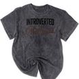 Introverted But Well-Read Book Lover Mineral Wash Tshirts Mineral Black Introverted But Well-Read Book Lover Mineral Wash Tshirts Mineral Black