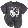 Introverted But Willing To Discuss Plants Gardening Mineral Wash Tshirts Mineral Black Introverted But Willing To Discuss Plants Gardening Mineral Wash Tshirts Mineral Black