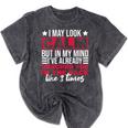 Introverts I May Look Calm But In My Head Mineral Wash Tshirts Mineral Black