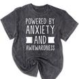Introverts Social Anxiety Powered By Anxiety And Awkwardness Mineral Wash Tshirts Mineral Black Introverts Social Anxiety Powered By Anxiety And Awkwardness Mineral Wash Tshirts Mineral Black