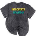 Introverts Unite I Introvert Mineral Wash Tshirts Mineral Black Introverts Unite I Introvert Mineral Wash Tshirts Mineral Black