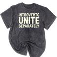 Introverts Unite Separately I Introvert Mineral Wash Tshirts Mineral Black Introverts Unite Separately I Introvert Mineral Wash Tshirts Mineral Black