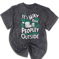 It's Way Too Peopley Outside Introvert Sarcastic Humor Mineral Wash Tshirts Mineral Black It's Way Too Peopley Outside Introvert Sarcastic Humor Mineral Wash Tshirts Mineral Black