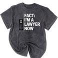 JD ESQ Law Graduate Fact I’m a Lawyer Now Graduation Mineral Wash Tshirts Mineral Black