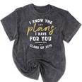 Jeremiah I Know Plans Graduation 2019 College Graduate Mineral Wash Tshirts Mineral Black