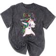 Kids Dabbing Unicorn Graduation 5th Grade Class Of 2019 Mineral Wash Tshirts Mineral Black