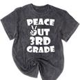 Kids Kids Peace Out 3Rd Grade For Graduation Mineral Wash Tshirts Mineral Black