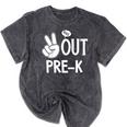 Kids Pre-K Graduation Kids Toddlers Mineral Wash Tshirts Mineral Black
