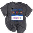 Kindergarten To 1st Grade Graduation T Shirt Mineral Wash Tshirts Mineral Black