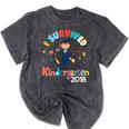 Kindergarten Graduation 2018 T Shirt Graduate Mineral Wash Tshirts Mineral Black