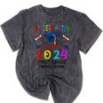 Kindergarten Graduation Class 2024 1st Grade Here I Come Mineral Wash Tshirts Mineral Black