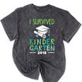 Kindergarten Graduation Graduate t Shirt 2018 Mineral Wash Tshirts Mineral Black